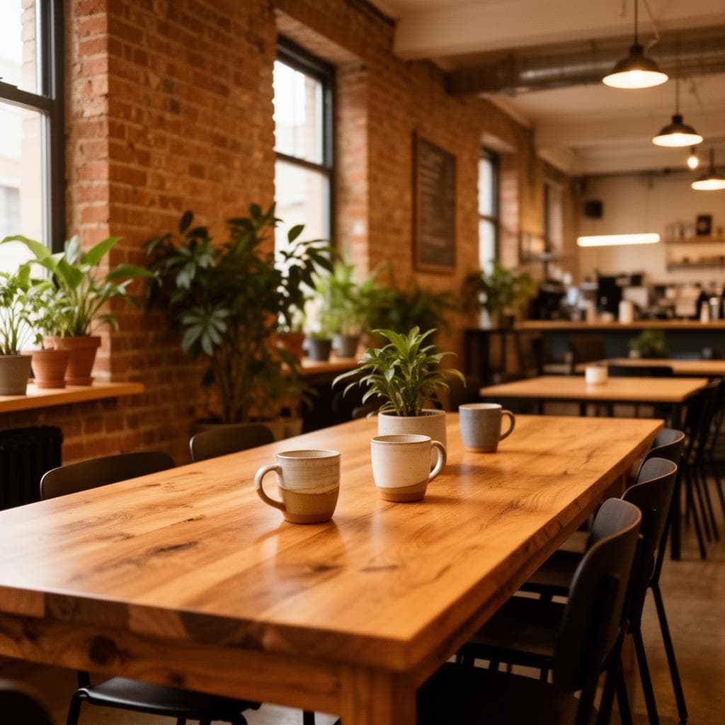 Our cafeteria and dining area, designed for breaks and conversations